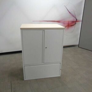 Metal Storage Unit - White