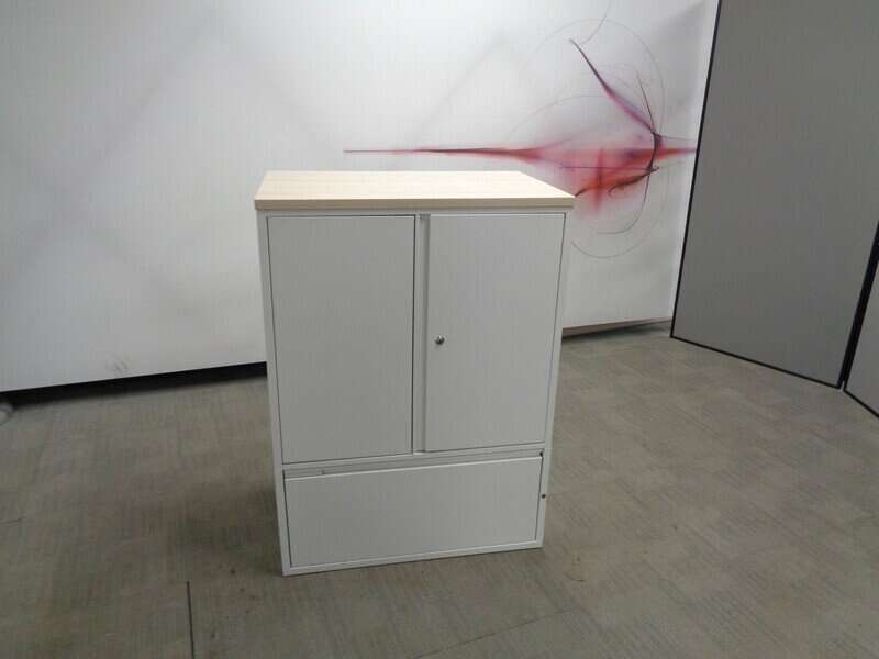 Metal Storage Unit - White