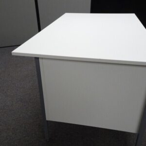 Freestanding Desk - White & Grey