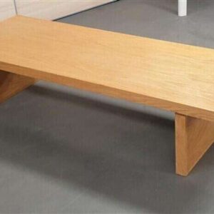Wide Oak Coffee Table