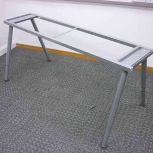 4 Leg Desk Frame - Silver