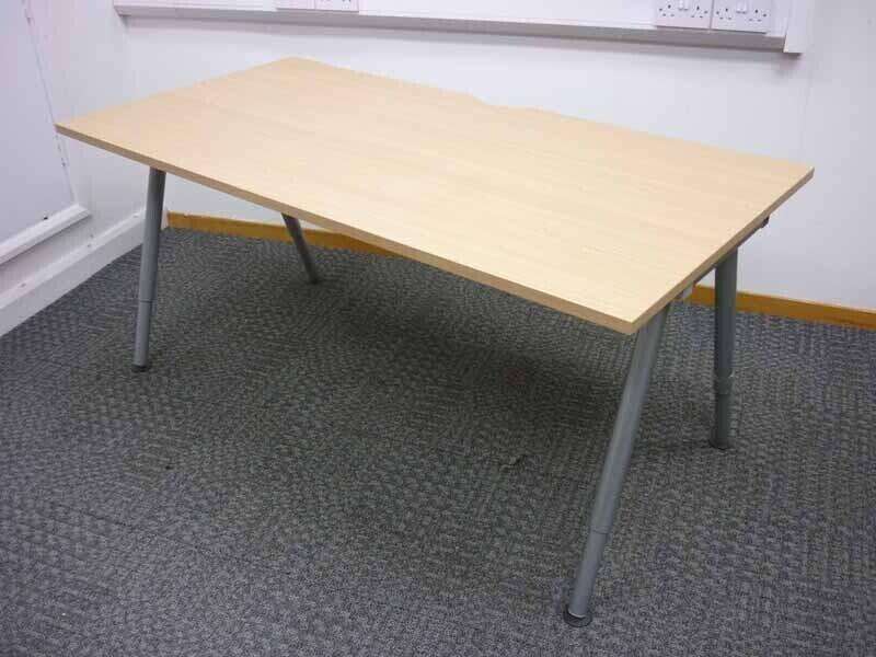 4 Leg Desk Frame - Silver - Image 4