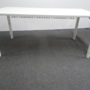 Freestanding Desk With White Frame