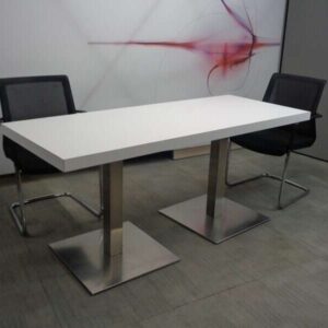 Table - Chrome & White