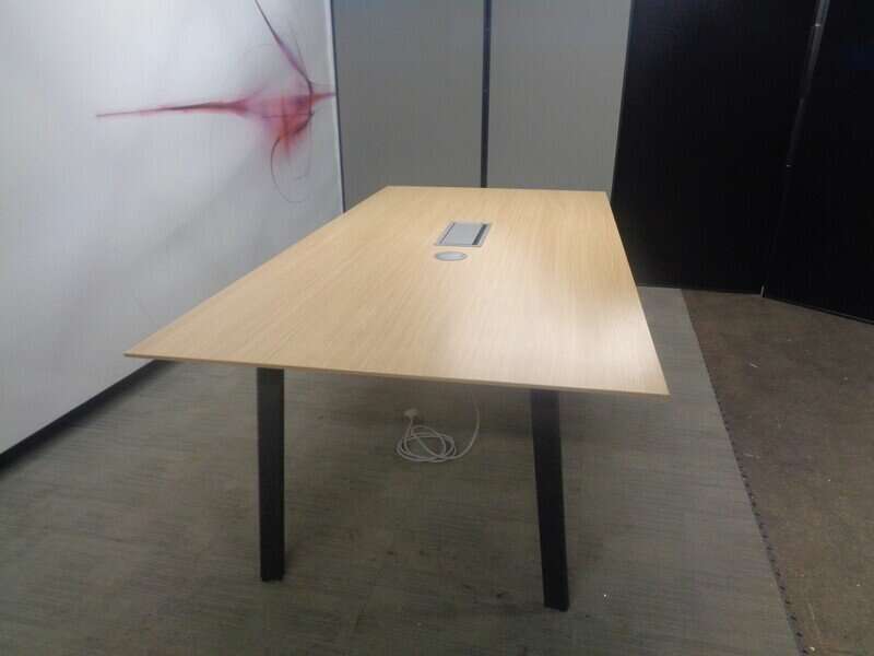 Oak Boardroom Table - Image 4