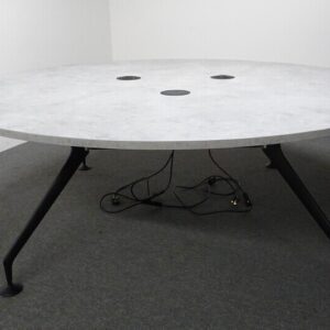 Circular Meeting Table - Grey