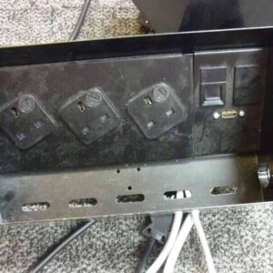 Barrel Shape Table - Walnut