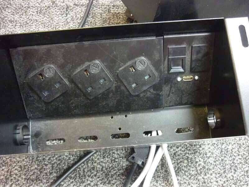 Barrel Shape Table - Walnut