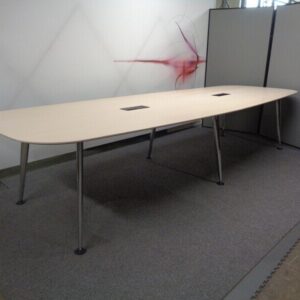 Boardroom Table - Light Oak & Maple