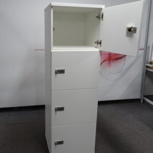 4 Unit Locker - White