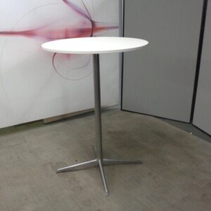 Poseur Table With Top - White