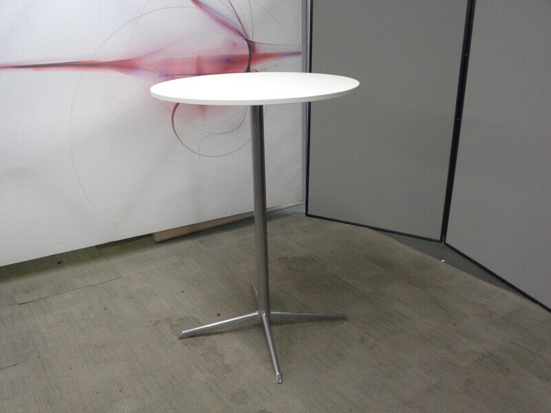 Poseur Table With Top - White