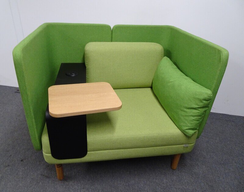 Ahrend 'Charge' Single Person Armchair With Oak Legs