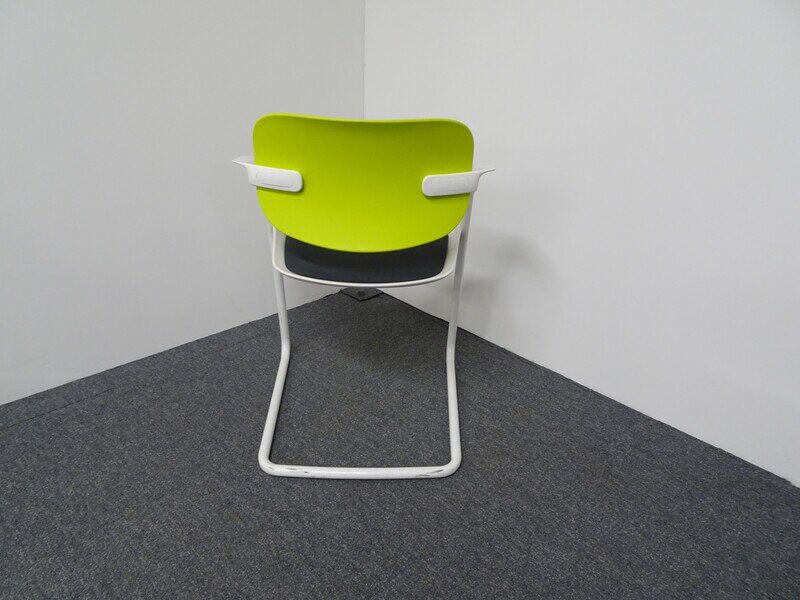 Allermuir Soul A781 Chair - White & Green