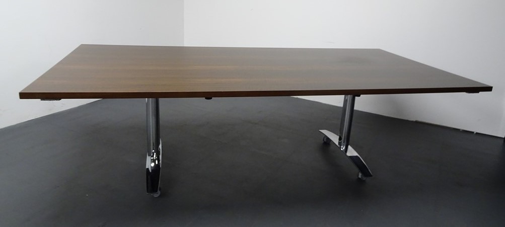 Flip Top Table - Dark Walnut