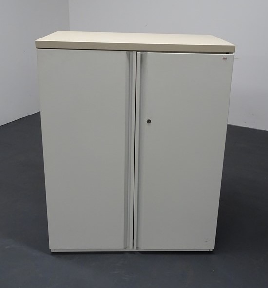 Knoll Metal Cupboard - White