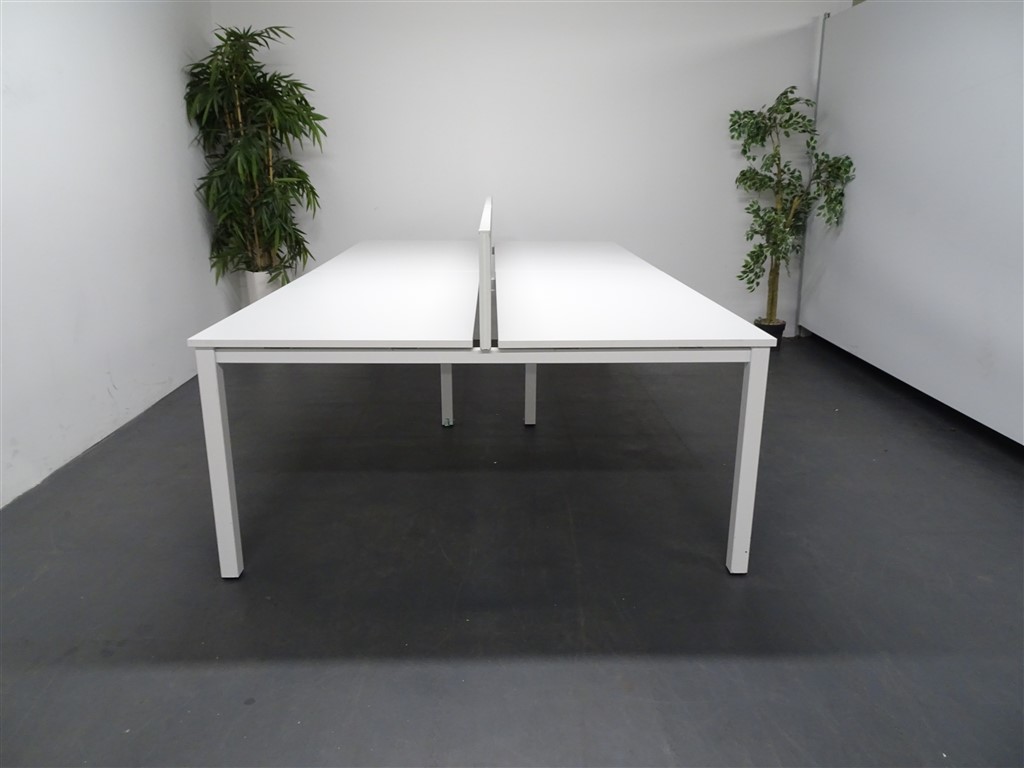 Bench Desks - White