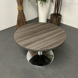 Dark Oak Round Coffee Table