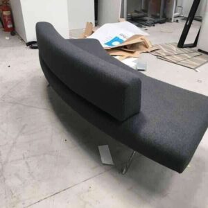 Curved Sofa - Grey
