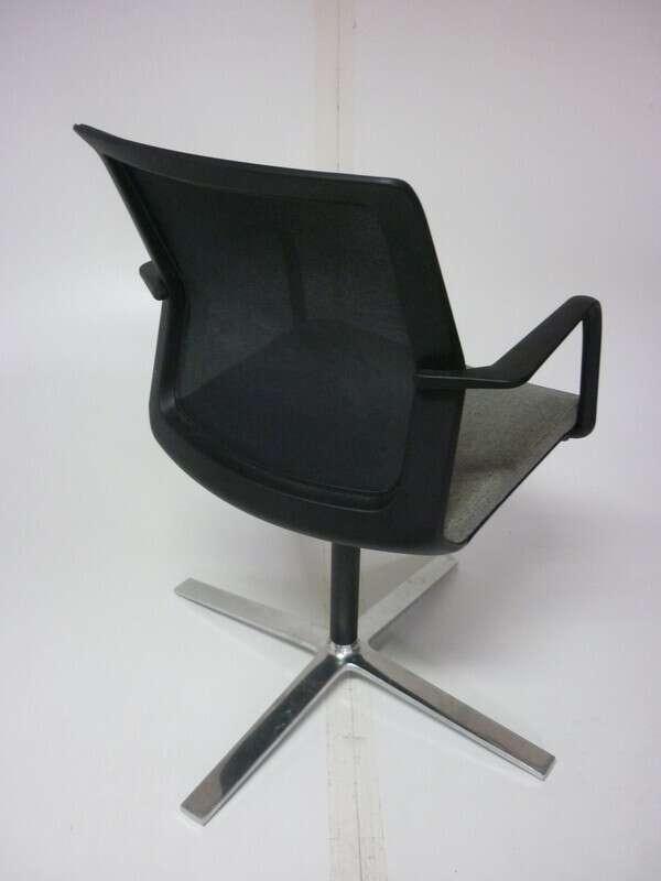 Orangebox Workday Mesh Back Swivel Meeting Chair - Grey