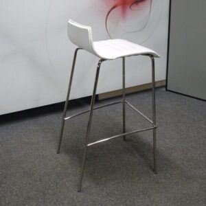 Task Sam Faux Leather Bar Stools - Pale Pink