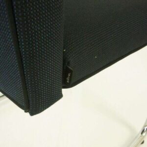 Vitra Visasoft Fabric Meeting Chair - Blue & Grey