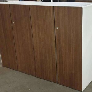 Cupboards - Walnut & White