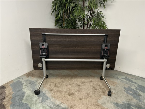 Walnut Flip Top Table - Image 2