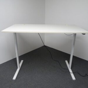 Electric Desk Width Adjustable Beam - White
