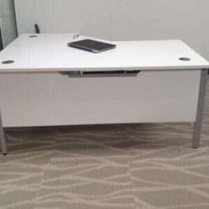 Corner Desk Right Handed - White