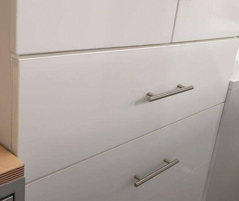 Double Cupboard With Drawers - White - Image 2