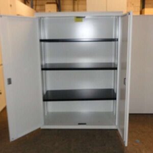 Metal Cupboard - White