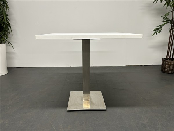 Square Table - White